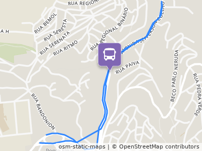 Mapa da parada