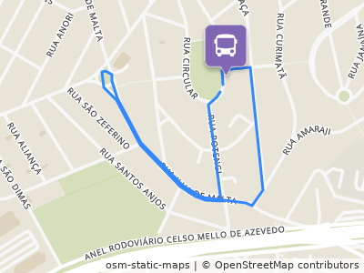 Mapa da parada