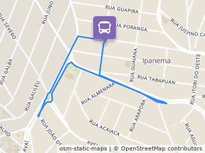 Mapa da parada