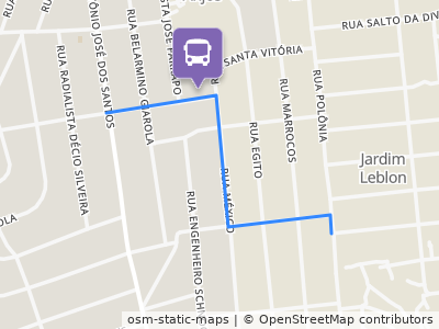 Mapa da parada