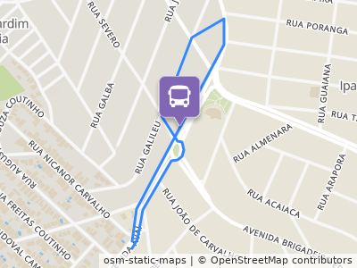 Mapa da parada