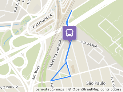Mapa da parada