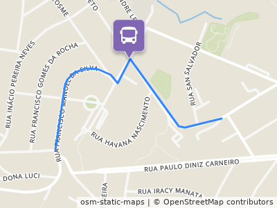Mapa da parada