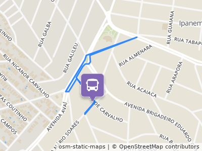 Mapa da parada