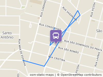 Mapa da parada