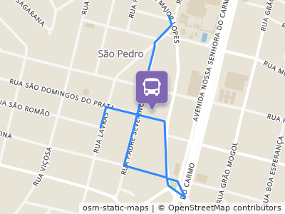 Mapa da parada