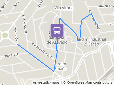 Mapa da parada