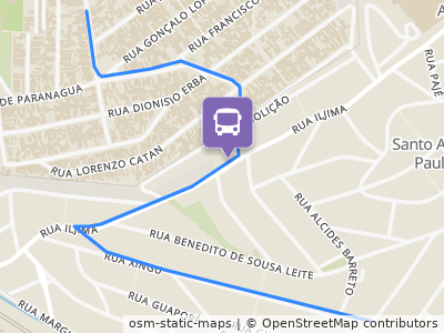Mapa da parada