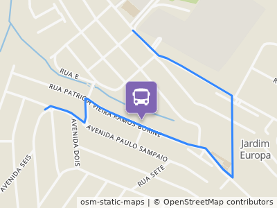 Mapa da parada
