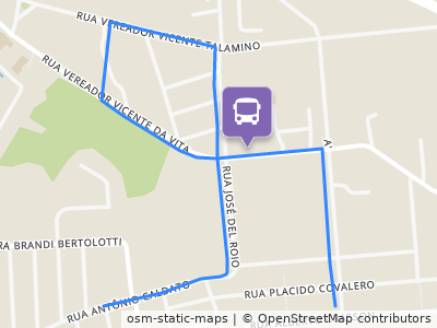 Mapa da parada