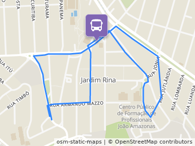 Mapa da parada
