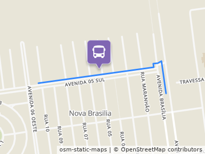 Mapa da parada
