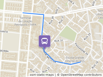 Mapa da parada
