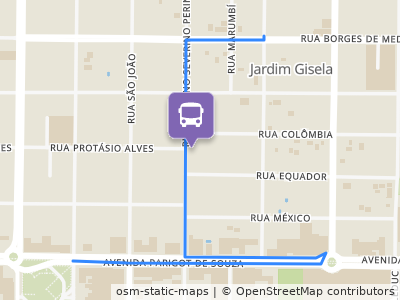 Mapa da parada
