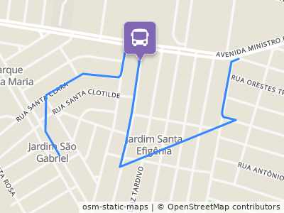 Mapa da parada
