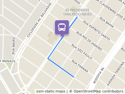 Mapa da parada