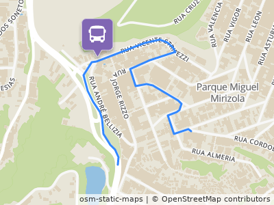 Mapa da parada