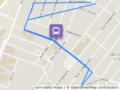 Mapa da parada