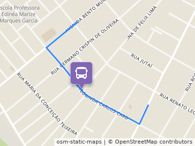 Mapa da parada