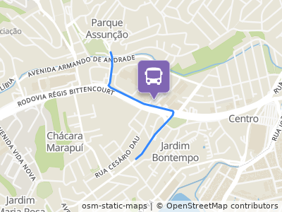 Mapa da parada