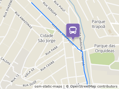 Mapa da parada
