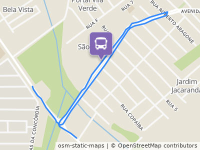 Mapa da parada