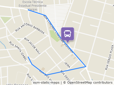 Mapa da parada