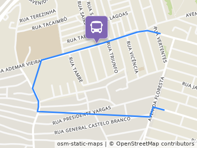 Mapa da parada