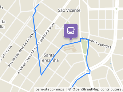 Mapa da parada