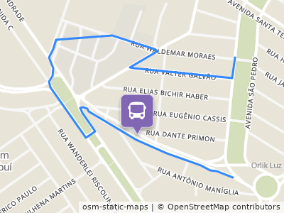 Mapa da parada