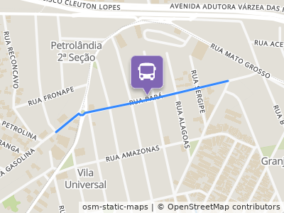 Mapa da parada