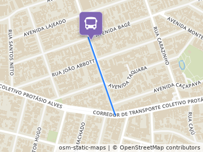Mapa da parada
