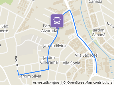 Mapa da parada
