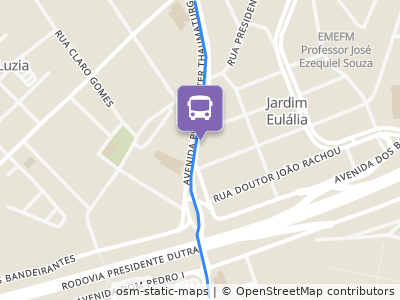 Mapa da parada