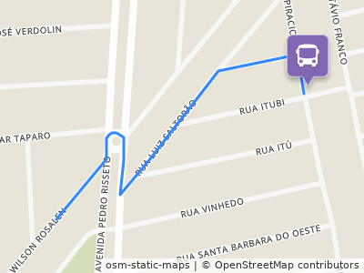 Mapa da parada