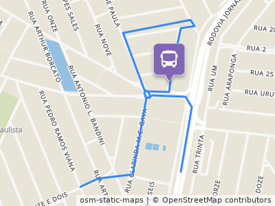 Mapa da parada
