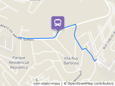 Mapa da parada