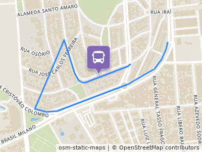 Mapa da parada