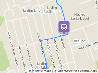 Mapa da parada