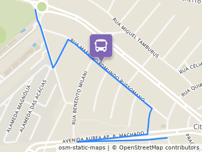 Mapa da parada