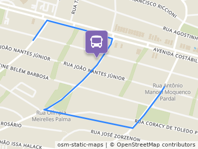 Mapa da parada