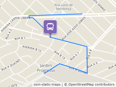 Mapa da parada