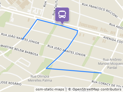 Mapa da parada