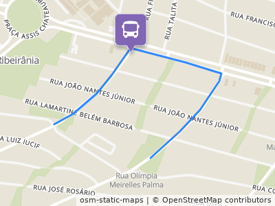 Mapa da parada
