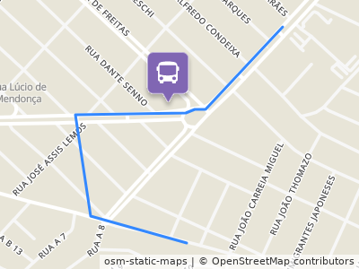 Mapa da parada