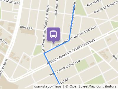 Mapa da parada