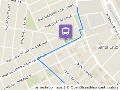 Mapa da parada