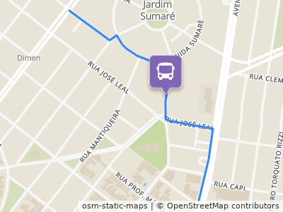 Mapa da parada