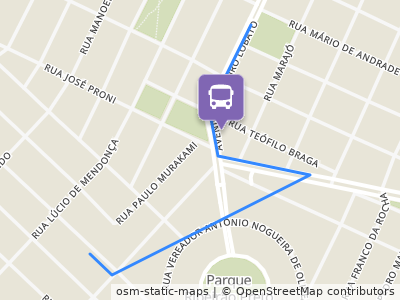 Mapa da parada