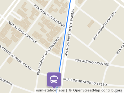 Mapa da parada